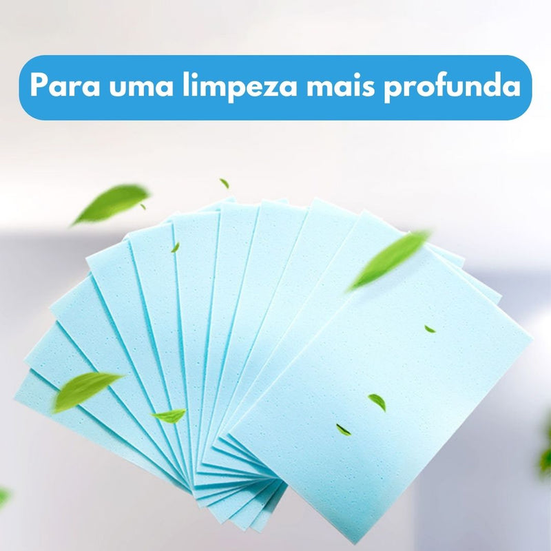 Clean Home™ - Limpeza Profunda para Todo tipo de Superfície, Piso Frio, Porcelanato, Madeira, Laminado Quarto/Banheiro/Cozinha Kits com 20/30/60/90pcs