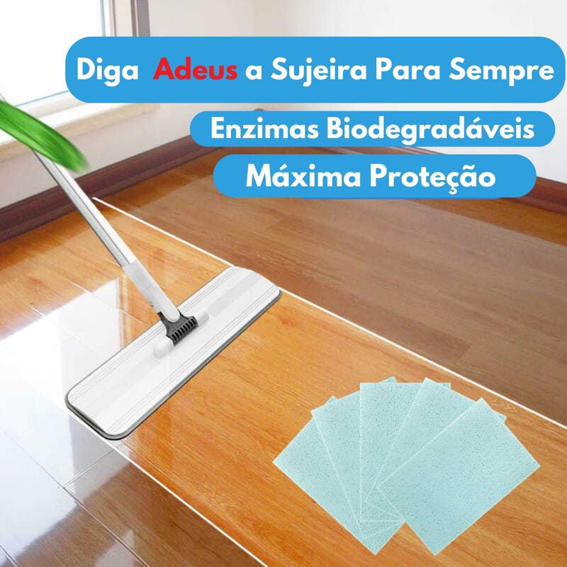 Clean Home™ - Limpeza Profunda para Todo tipo de Superfície, Piso Frio, Porcelanato, Madeira, Laminado Quarto/Banheiro/Cozinha Kits com 20/30/60/90pcs